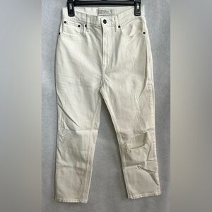 Abercrombie & Fitch Women’s Ankle Straight Ultra High Rise Jeans